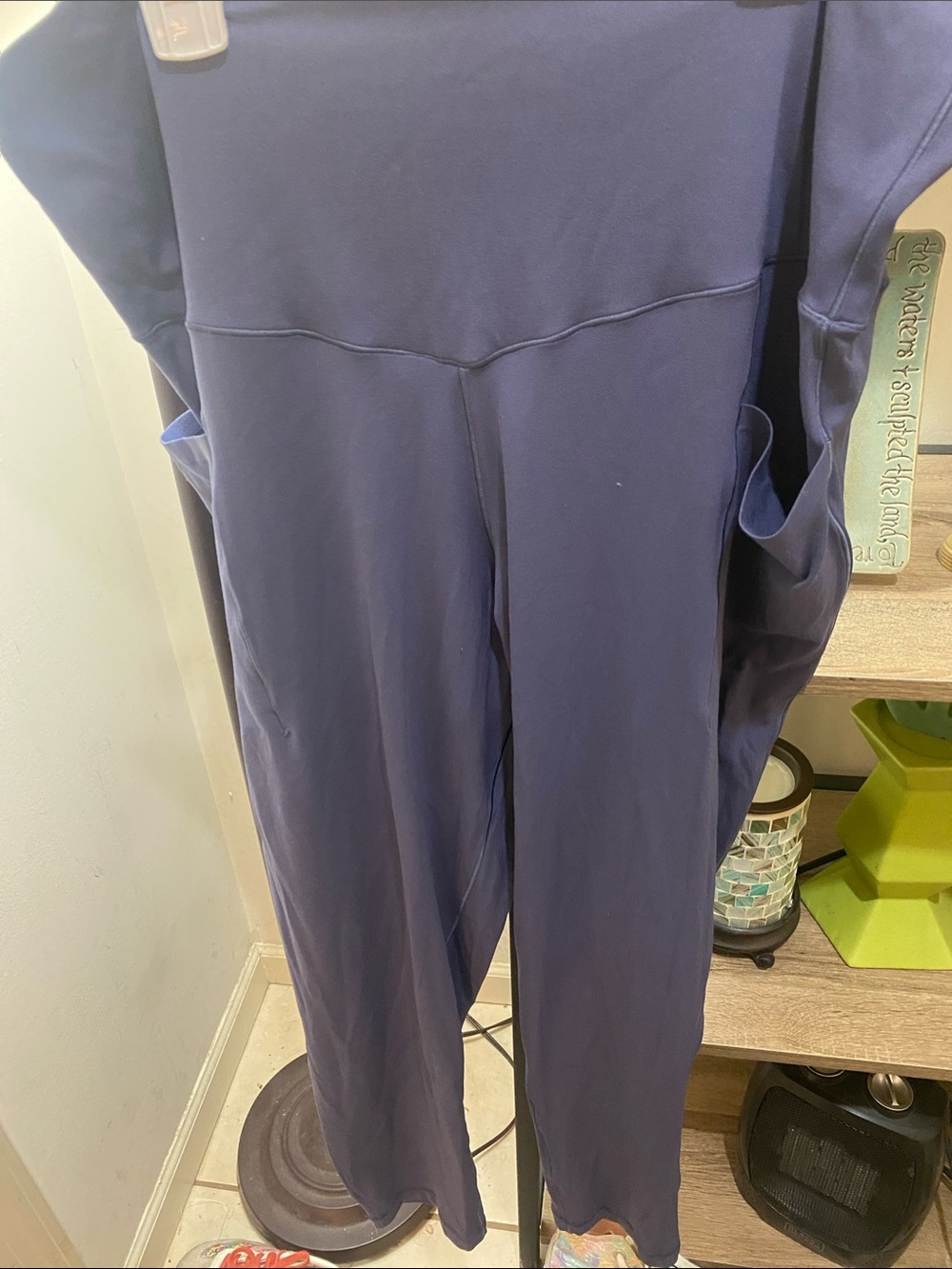 aerie Navy Blue Leggings with Side Pockets